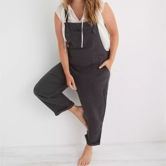 Aerie Black Jumpsuit - Picture 1 of 6